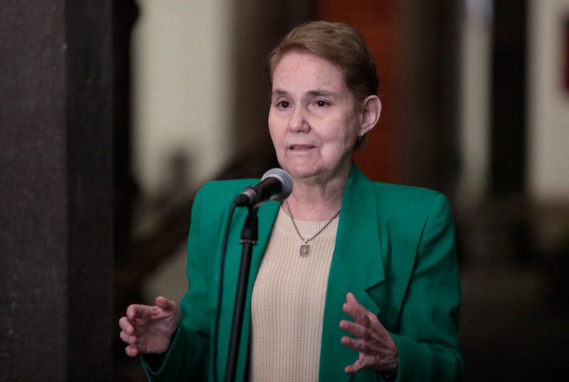 Alexandra Vela, exministra de Gobierno de Ecuador. Alexandra Vela, exministra de Gobierno de Ecuador.