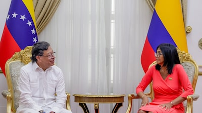 En fotos: así fue la reunión entre Gustavo Petro y Delcy Rodríguez en Venezuela En fotos: así fue la reunión entre Gustavo Petro y Delcy Rodríguez en Venezuela