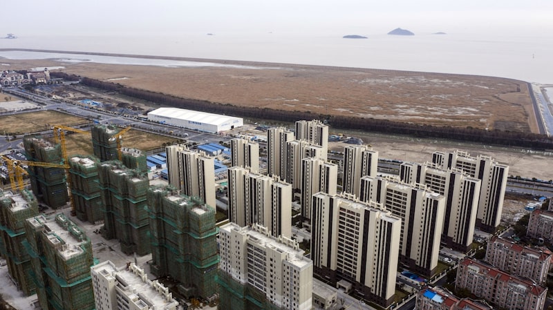 Prédios da Country Garden próximo de Xangai Prédios da Country Garden próximo de Xangai