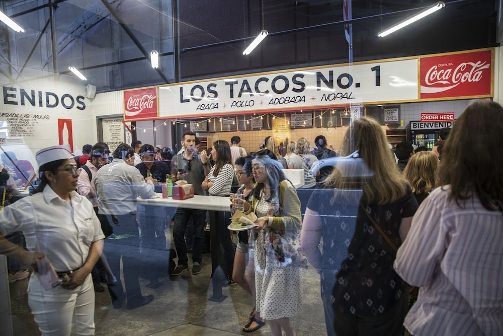 Los tacos se han convertido en un referente de la cocina mexicana a nivel internacional. En la imagen aparece una taquería en Nueva York. Los tacos se han convertido en un referente de la cocina mexicana a nivel internacional. En la imagen aparece una taquería en Nueva York.