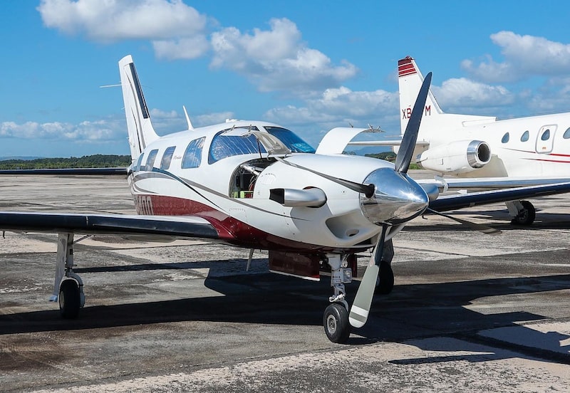 Aeronave en el Aeropuerto Internacional Juan Bosch (El Catey), en Samaná, República Dominicana, el 12 de diciembre de 2022. Aeronave en el Aeropuerto Internacional Juan Bosch (El Catey), en Samaná, República Dominicana, el 12 de diciembre de 2022.