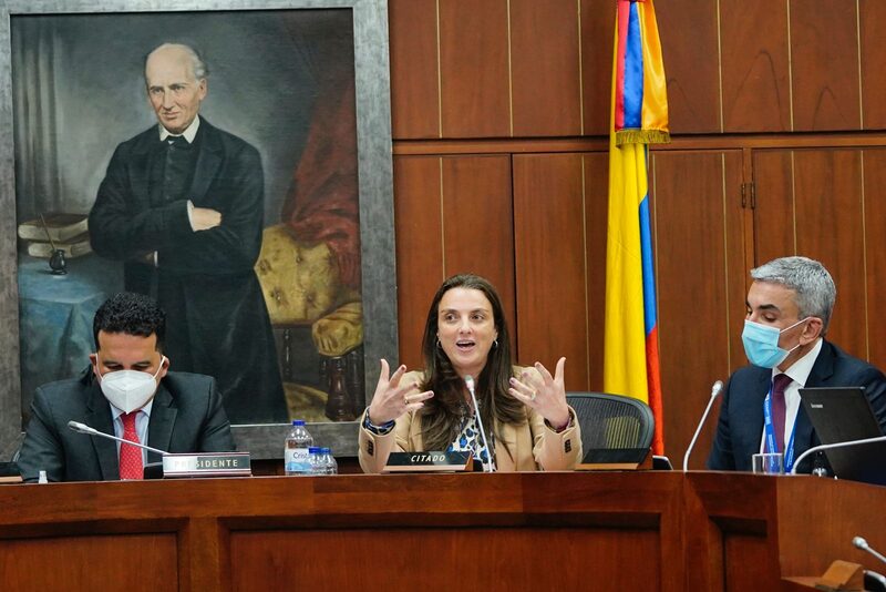 Exministra de las TIC de Colombia, Karen Abudinen. Exministra de las TIC de Colombia, Karen Abudinen.