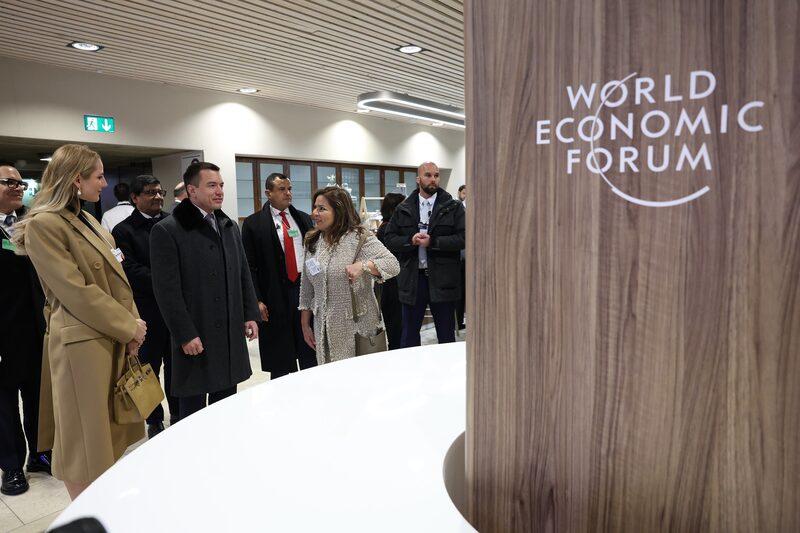 El presidente ecuatoriano, Daniel Noboa, asiste el Foro Económico Mundial. El presidente ecuatoriano, Daniel Noboa, asiste el Foro Económico Mundial.