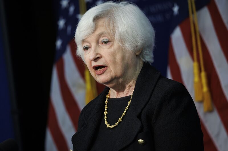 Janet Yellen, secretaria del Tesoro de EE.UU., en la Escuela de Estudios Internacionales Avanzados (SAIS) de la Universidad Johns Hopkins en Washington, DC, EE.UU., el jueves 20 de abril de 2023. Janet Yellen, secretaria del Tesoro de EE.UU., en la Escuela de Estudios Internacionales Avanzados (SAIS) de la Universidad Johns Hopkins en Washington, DC, EE.UU., el jueves 20 de abril de 2023.