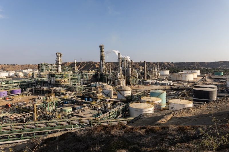 La refinería de Petroperú en Piura, Perú. Fotógrafo: Sebastián Castañeda/Bloomberg. La refinería de Petroperú en Piura, Perú. Fotógrafo: Sebastián Castañeda/Bloomberg.