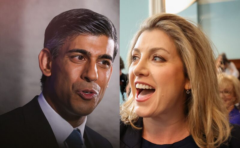 Rishi Sunak y Penny Mordaunt. Fuente: Hollie Adams/Bloomberg Rishi Sunak y Penny Mordaunt. Fuente: Hollie Adams/Bloomberg