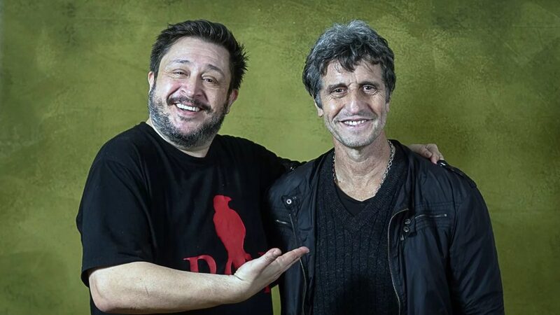 Hernán Casciari y Diego Peretti. Hernán Casciari y Diego Peretti.
