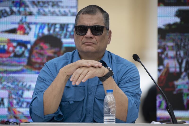 Rafael Correa. Fotógrafo: Carlos Becerra/Bloomberg. Rafael Correa. Fotógrafo: Carlos Becerra/Bloomberg.