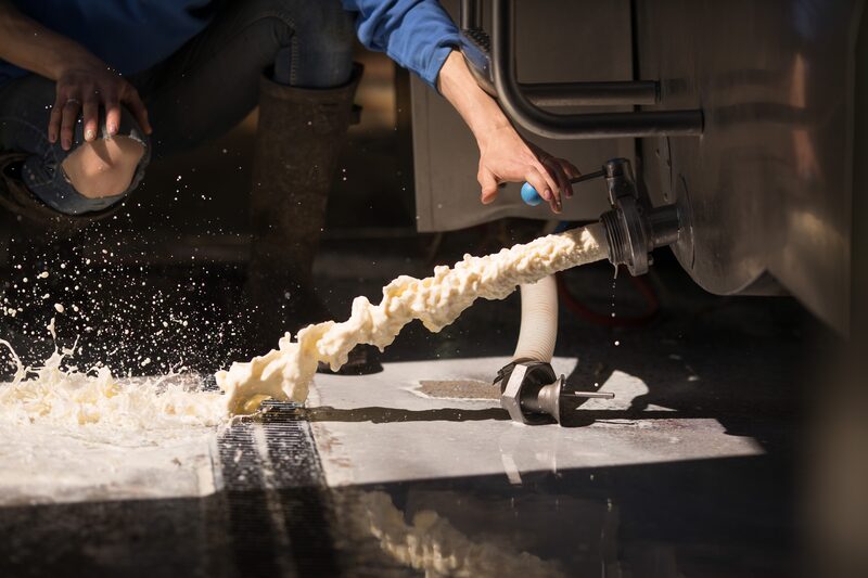 Botando la leche Botando la leche