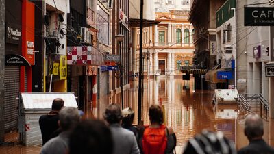 Tragédia no Rio Grande do Sul: 20% do estado está sem água encanada, diz Corsan Tragédia no Rio Grande do Sul: 20% do estado está sem água encanada, diz Corsan