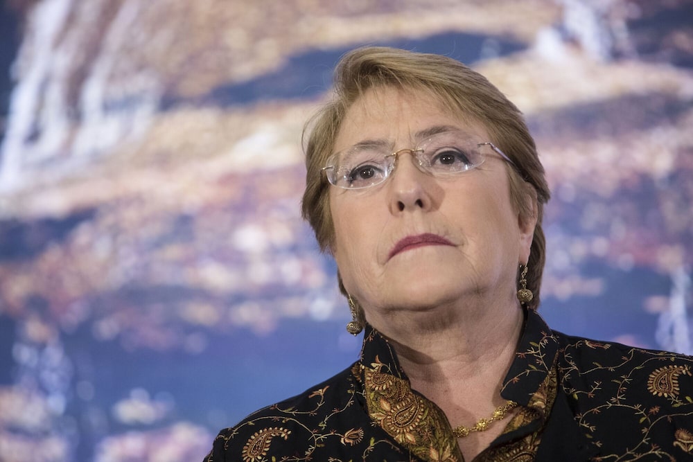 Michelle Bachelet, presidenta de Chile de 2006 a 2010 y de 2014 a 2018 Michelle Bachelet, presidenta de Chile de 2006 a 2010 y de 2014 a 2018
