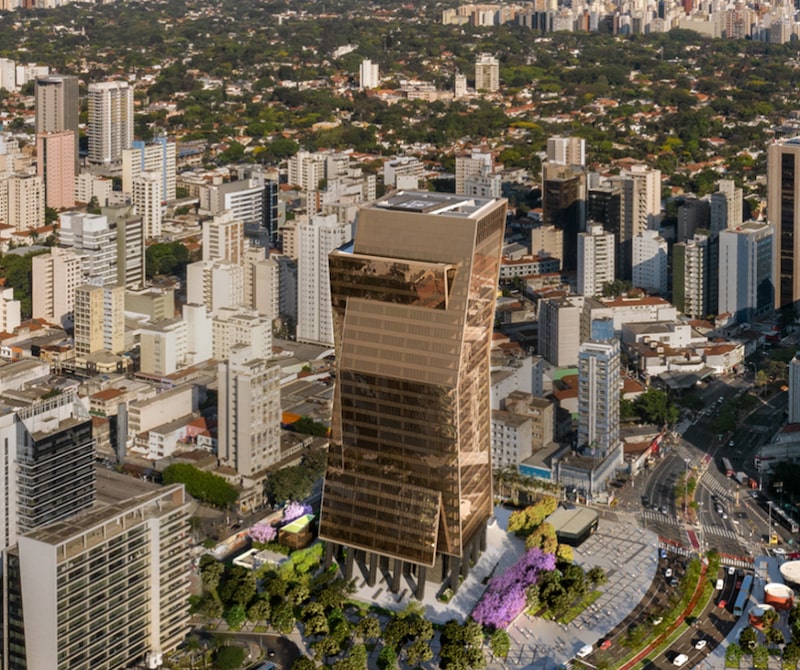 Edifício localizado no Largo da Batata, em São Paulo, e que faz parte da carteira do fundo imobiliário XP Properties Edifício localizado no Largo da Batata, em São Paulo, e que faz parte da carteira do fundo imobiliário XP Properties