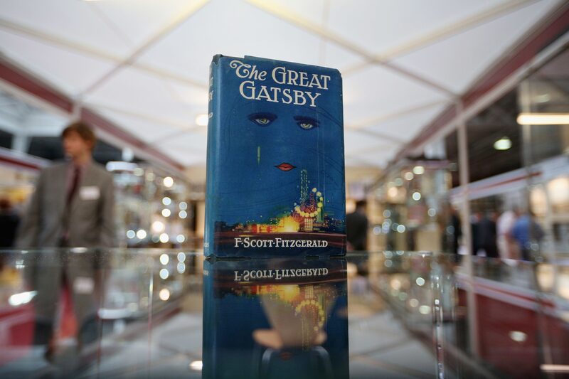 Una primera edición de 'El Gran Gatsby' de F Scott Fitzgerald Fotógrafo: Oli Scarff/Getty Images Una primera edición de 'El Gran Gatsby' de F Scott Fitzgerald Fotógrafo: Oli Scarff/Getty Images