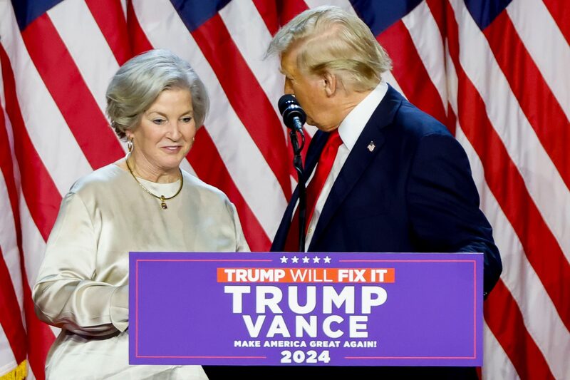 Susan Wiles e Donald Trump Susan Wiles e Donald Trump