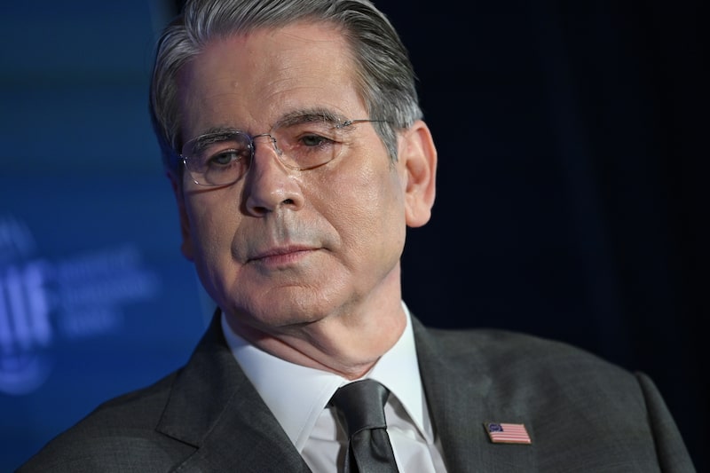 Scott Bessent interviene en un evento del Instituto Internacional de Finanzas en Washington, D.C., el 14 de abril. Fotógrafo: Matt McClain/Bloomberg. Scott Bessent interviene en un evento del Instituto Internacional de Finanzas en Washington, D.C., el 14 de abril. Fotógrafo: Matt McClain/Bloomberg.