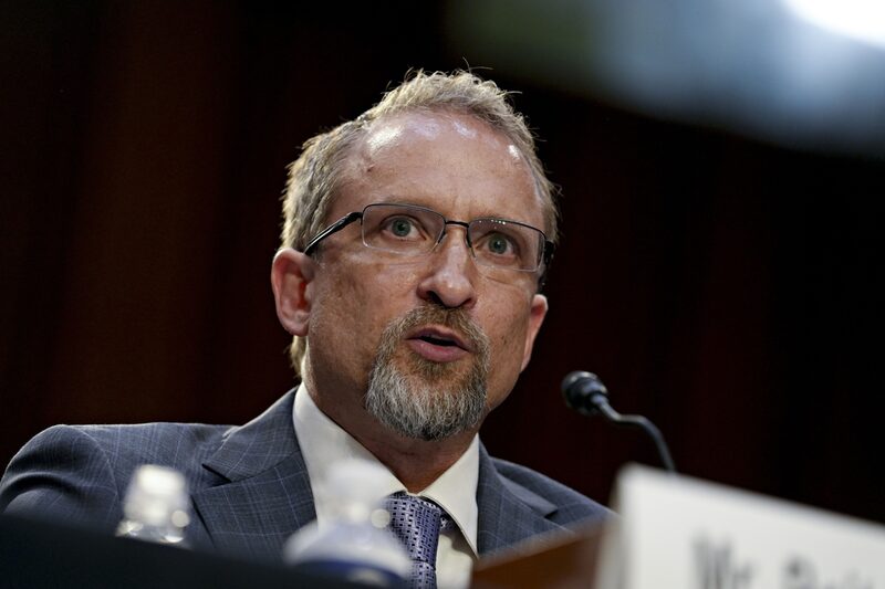Peiter Zatko, exjefe de seguridad de Twitter Inc., habla durante una audiencia del Comité Judicial del Senado en Washington, D.C., Estados Unidos, el martes 13 de septiembre de 2022. Peiter Zatko, exjefe de seguridad de Twitter Inc., habla durante una audiencia del Comité Judicial del Senado en Washington, D.C., Estados Unidos, el martes 13 de septiembre de 2022.