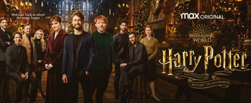 "Harry Potter 20th Anniversary: Return to Hogwarts". (Twitter: @hbomax) "Harry Potter 20th Anniversary: Return to Hogwarts". (Twitter: @hbomax)