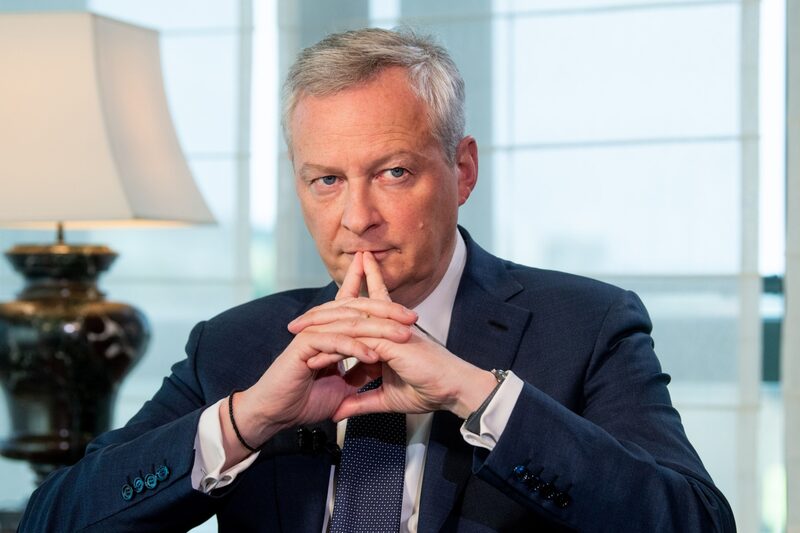 Bruno Le Maire, ministro de Finanzas de Francia, durante una entrevista con Bloomberg Television en el Ministerio de Finanzas francés en París, Francia, el lunes 21 de febrero de 2022. Fotógrafo: Benjamin Girette/Bloomberg Bruno Le Maire, ministro de Finanzas de Francia, durante una entrevista con Bloomberg Television en el Ministerio de Finanzas francés en París, Francia, el lunes 21 de febrero de 2022. Fotógrafo: Benjamin Girette/Bloomberg