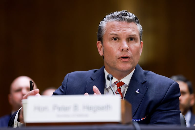 El secretario de Defensa, Pete Hegseth, durante una audiencia del Comité de Asignaciones del Senado. Fotógrafa: Tierney L. Cross/Bloomberg. El secretario de Defensa, Pete Hegseth, durante una audiencia del Comité de Asignaciones del Senado. Fotógrafa: Tierney L. Cross/Bloomberg.