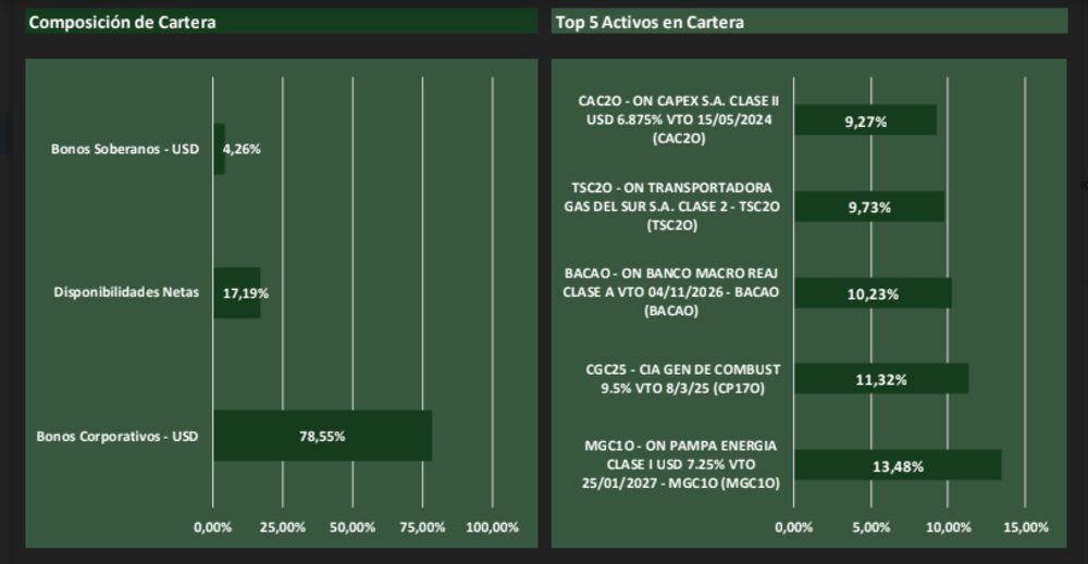 Composición del fondo MAF Mix 2 Composición del fondo MAF Mix 2