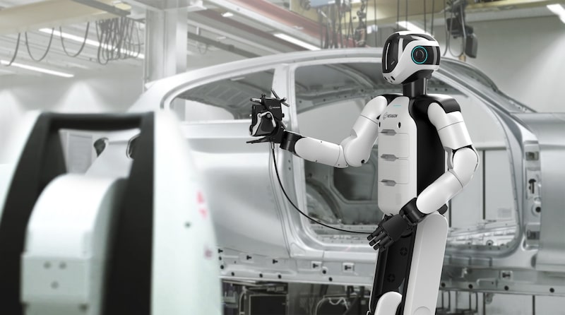 Estima-se que o número de robôs humanoides fabricados na Europa crescerá significativamente até 2030. Foto: Bloomberg Estima-se que o número de robôs humanoides fabricados na Europa crescerá significativamente até 2030. Foto: Bloomberg