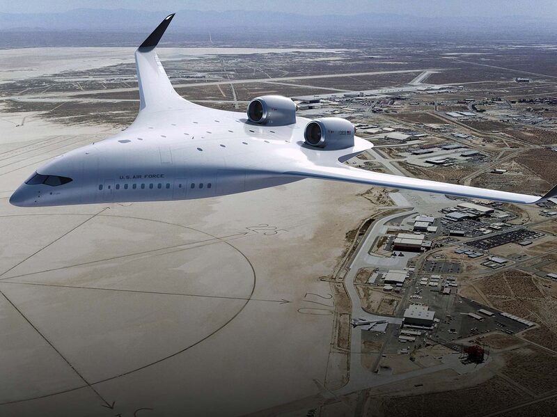 Render del avión triangular de JetZero. Render del avión triangular de JetZero.