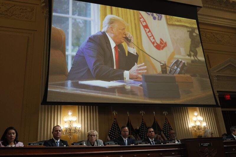 Audiencia del Comité Selecto para Investigar el Asalto al Capitolio de Estados Unidos del 6 de enero. Fotógrafo: Tom Brenner/Bloomberg Audiencia del Comité Selecto para Investigar el Asalto al Capitolio de Estados Unidos del 6 de enero. Fotógrafo: Tom Brenner/Bloomberg