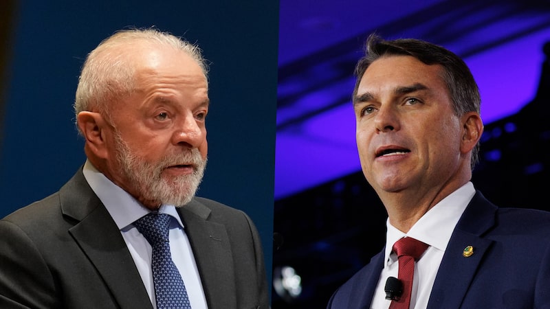 Lula e Flávio Bolsonaro dão largada a campanhas presidenciais em seus redutos políticos Lula e Flávio Bolsonaro dão largada a campanhas presidenciais em seus redutos políticos