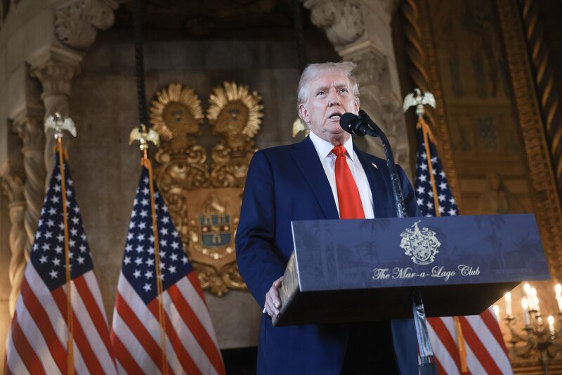 Donald Trump speaks during a press conference at his Mar-a-Lago estate in Palm Beach, Florida, on Aug. 8. Donald Trump speaks during a press conference at his Mar-a-Lago estate in Palm Beach, Florida, on Aug. 8.