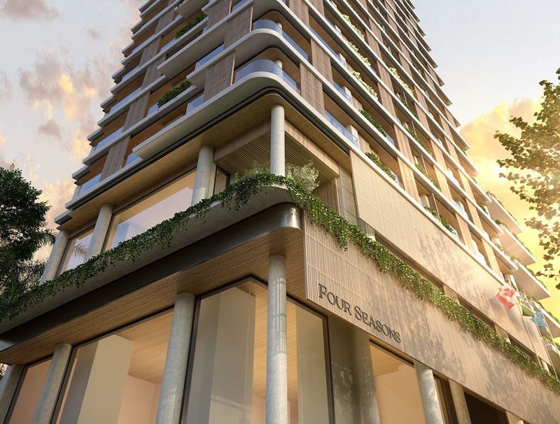 Projeção do Four Seasons Hotel Rio de Janeiro, no antigo Marina Palace, no Leblon, divulgada em dezembro de 2025 no anúncio da parceria com a Catuaí Asset, da família Khouri; abertura prevista para 2029 Projeção do Four Seasons Hotel Rio de Janeiro, no antigo Marina Palace, no Leblon, divulgada em dezembro de 2025 no anúncio da parceria com a Catuaí Asset, da família Khouri; abertura prevista para 2029
