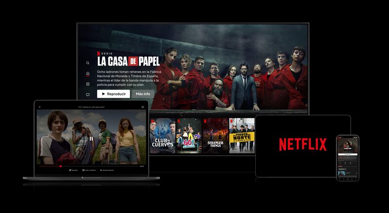 Netflix en distintas plataformas. Netflix en distintas plataformas.