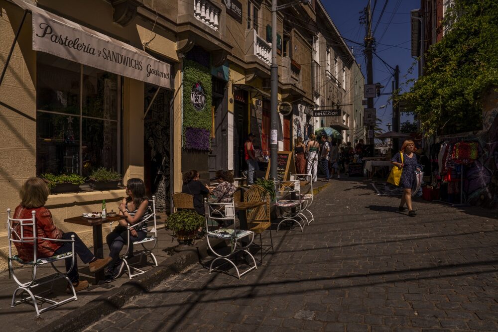 Cerro Alegre. Fotógrafa: Tamara Merino/Bloomberg Cerro Alegre. Fotógrafa: Tamara Merino/Bloomberg