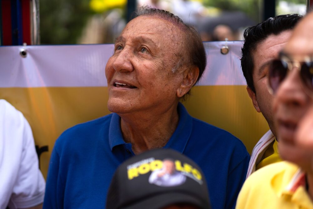 El candidato presidencial Rodolfo Hernández realiza un acto de campaña El candidato presidencial Rodolfo Hernández realiza un acto de campaña