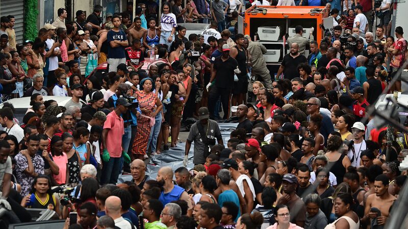 Operação policial mais letal da história do Brasil contra o crime deixa 119 mortos Operação policial mais letal da história do Brasil contra o crime deixa 119 mortos