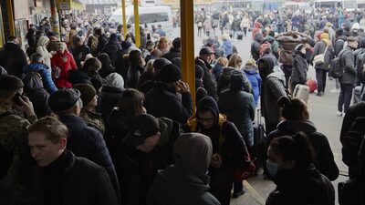 Conflito na Ucrânia pode deslocar até 1 milhão de pessoas Conflito na Ucrânia pode deslocar até 1 milhão de pessoas