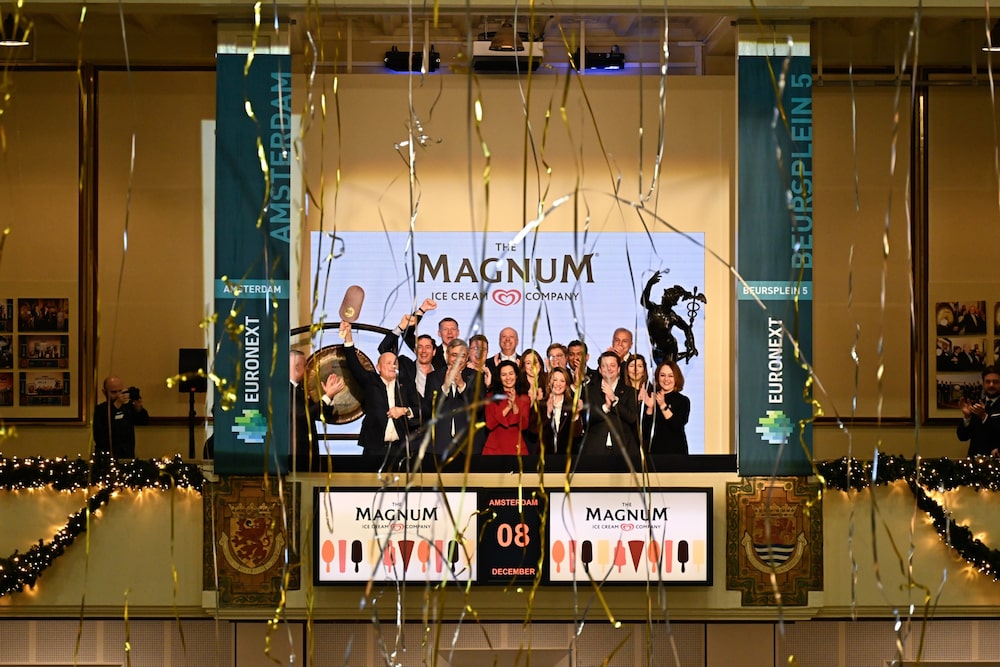 Cerimônia de início das negociações das ações da Magnum na Euronex Amsterdam nesta segunda (8) Cerimônia de início das negociações das ações da Magnum na Euronex Amsterdam nesta segunda (8)