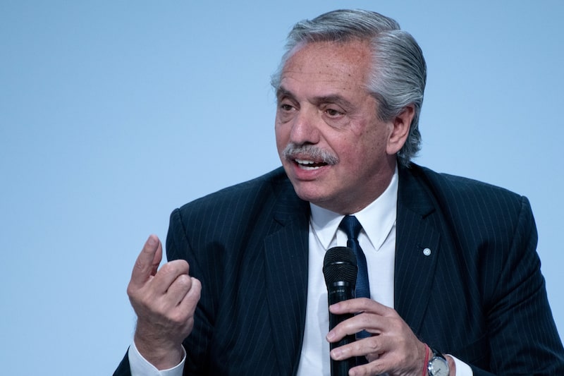 Alberto Fernández, presidente de Argentina, en el Foro de Paz de París en París, Francia, el viernes 11 de noviembre de 2022.Fotógrafo: Benjamin Girette/Bloomberg Alberto Fernández, presidente de Argentina, en el Foro de Paz de París en París, Francia, el viernes 11 de noviembre de 2022.Fotógrafo: Benjamin Girette/Bloomberg