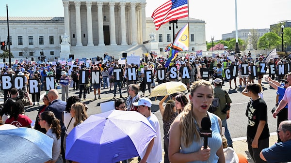 Corte Suprema de EE.UU. duda de los argumentos de Trump sobre la ciudadanía por nacimiento Corte Suprema de EE.UU. duda de los argumentos de Trump sobre la ciudadanía por nacimiento