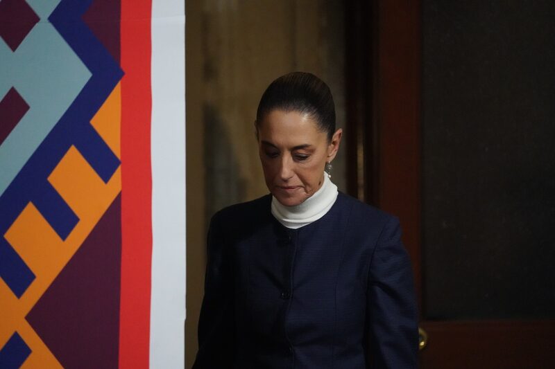 La presidenta de México, Claudia Sheinbaum, dijo que presentará cargos contra un hombre que la manoseó (Foto: Mauricio Palos/Bloomberg) La presidenta de México, Claudia Sheinbaum, dijo que presentará cargos contra un hombre que la manoseó (Foto: Mauricio Palos/Bloomberg)
