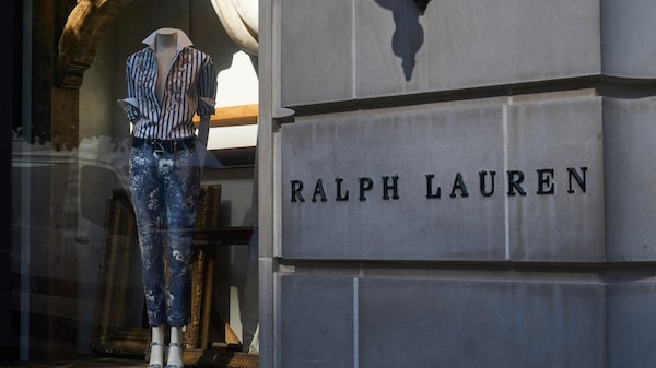 Com avanço na China, Ralph Lauren contraria desaceleração do setor de luxo Com avanço na China, Ralph Lauren contraria desaceleração do setor de luxo