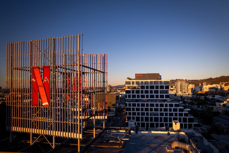 Sede central de Netflix en Los Ángeles. Sede central de Netflix en Los Ángeles.