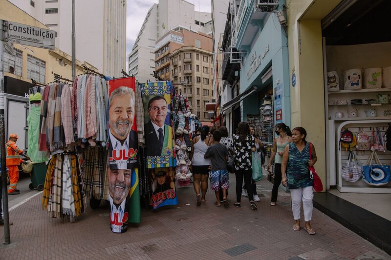 Imagen de una calle de Sao Paulo Imagen de una calle de Sao Paulo