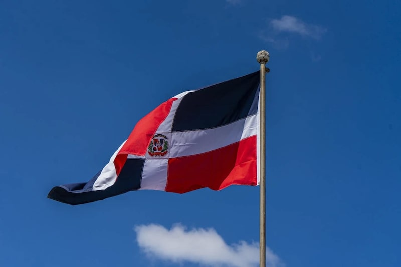 La bandera dominicana izada en su embajada en Managua, el 28 de enero de 2025. La bandera dominicana izada en su embajada en Managua, el 28 de enero de 2025.