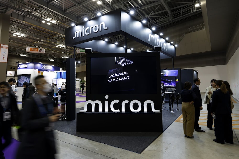 El stand de Micron Memory Japan K.K. en la feria Semicon Japan en Tokio, Japón. El stand de Micron Memory Japan K.K. en la feria Semicon Japan en Tokio, Japón.
