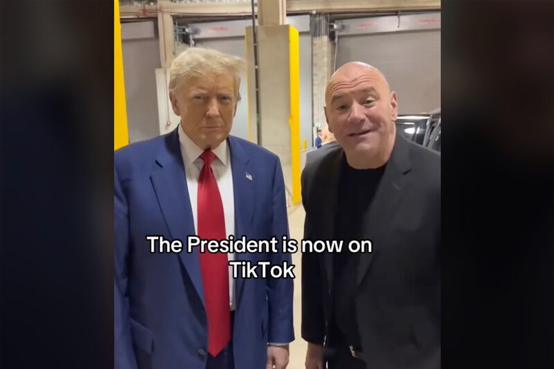 El expresidente publicó su primer vídeo en TikTok junto al CEO de Ultimate Fighting Championship, Dana White. El expresidente publicó su primer vídeo en TikTok junto al CEO de Ultimate Fighting Championship, Dana White.
