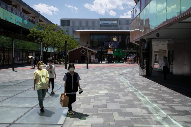 Taikoo Li Village Mall en Pekín, China, el 30 de mayo de 2022. Bloomberg Taikoo Li Village Mall en Pekín, China, el 30 de mayo de 2022. Bloomberg