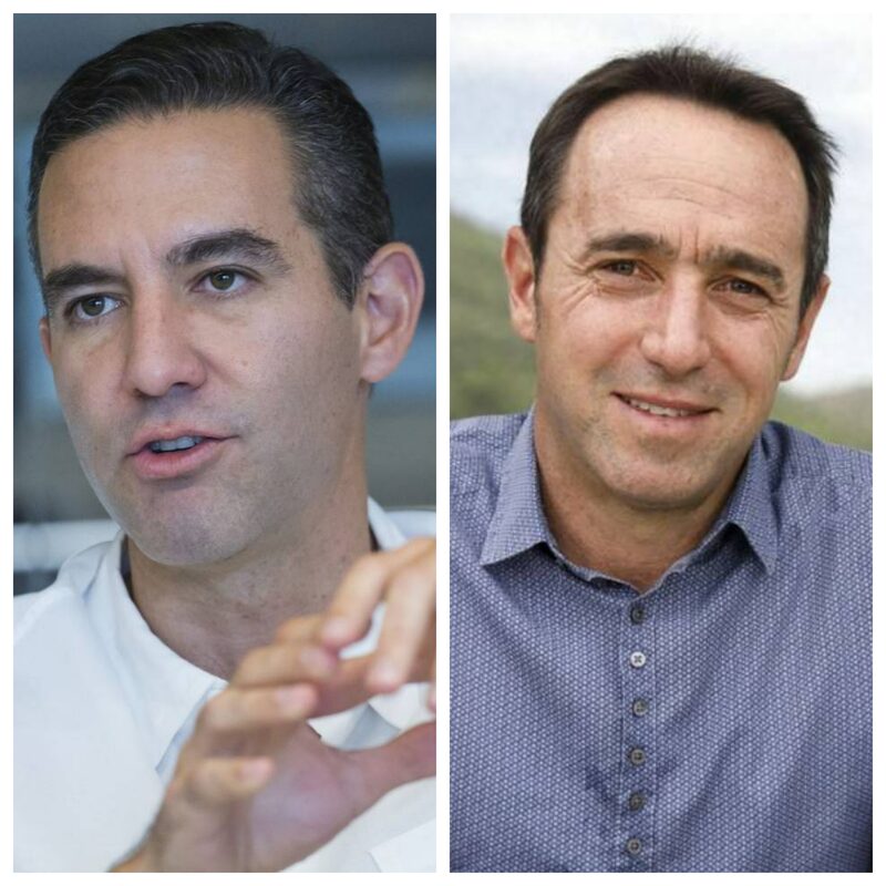 El colombiano y el argentino lideran dos de las principales empresas de la región. El colombiano y el argentino lideran dos de las principales empresas de la región.