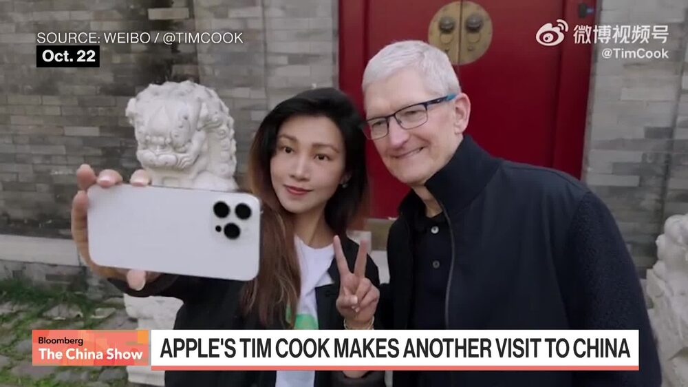 Tim Cook, de Apple, hace otra visita a China Tim Cook, de Apple, hace otra visita a China