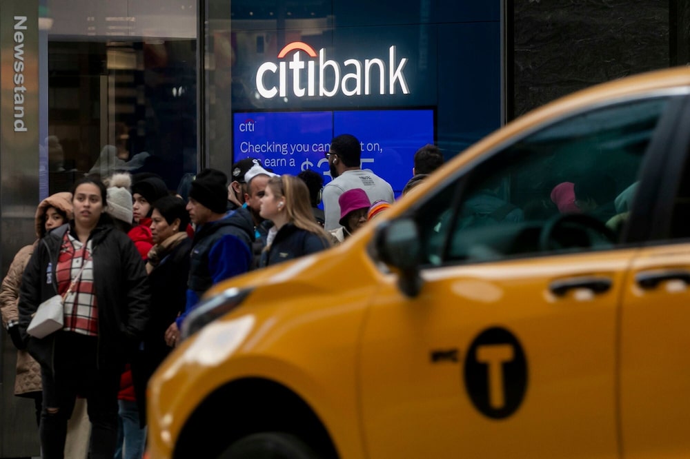 Una sucursal de Citibank en Nueva York, EE.UU. Una sucursal de Citibank en Nueva York, EE.UU.