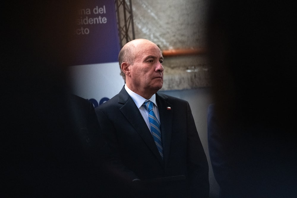 Jorge Quiroz, ministro de Hacienda de Chile. Fotógrafo: Cristóbal Olivares/Bloomberg Jorge Quiroz, ministro de Hacienda de Chile. Fotógrafo: Cristóbal Olivares/Bloomberg